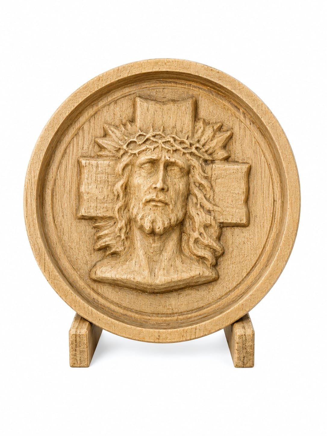 Ornament - Iisus pe cruce cu coroana de spini