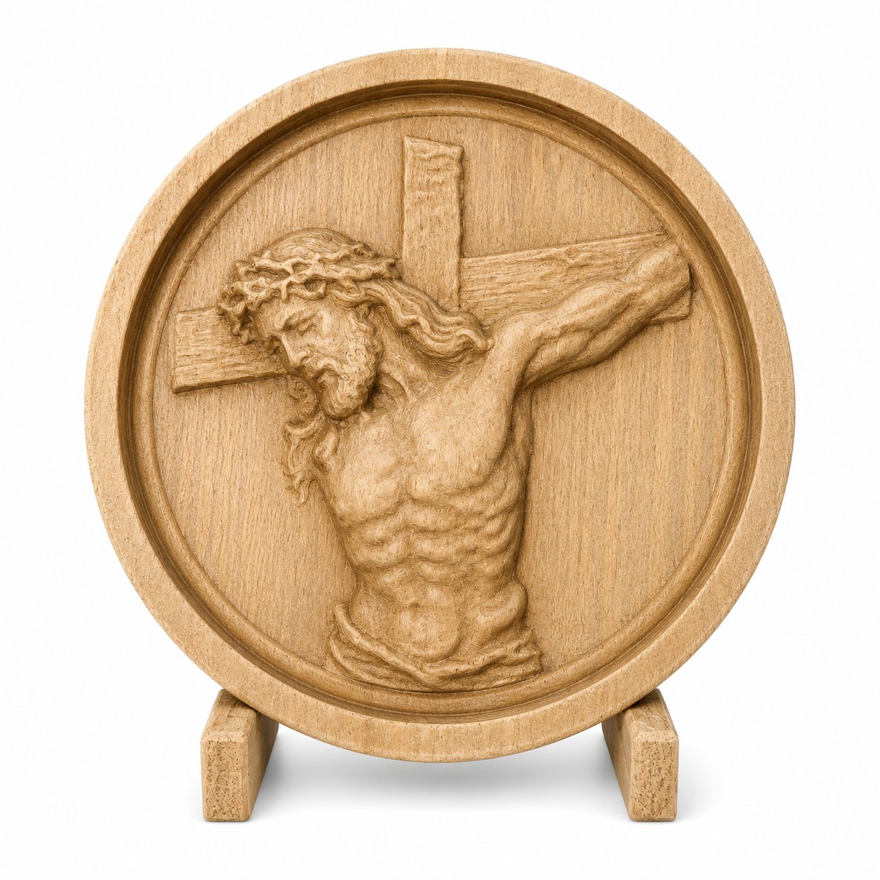 Ornament - Iisus pe cruce cu detaliu anatomic