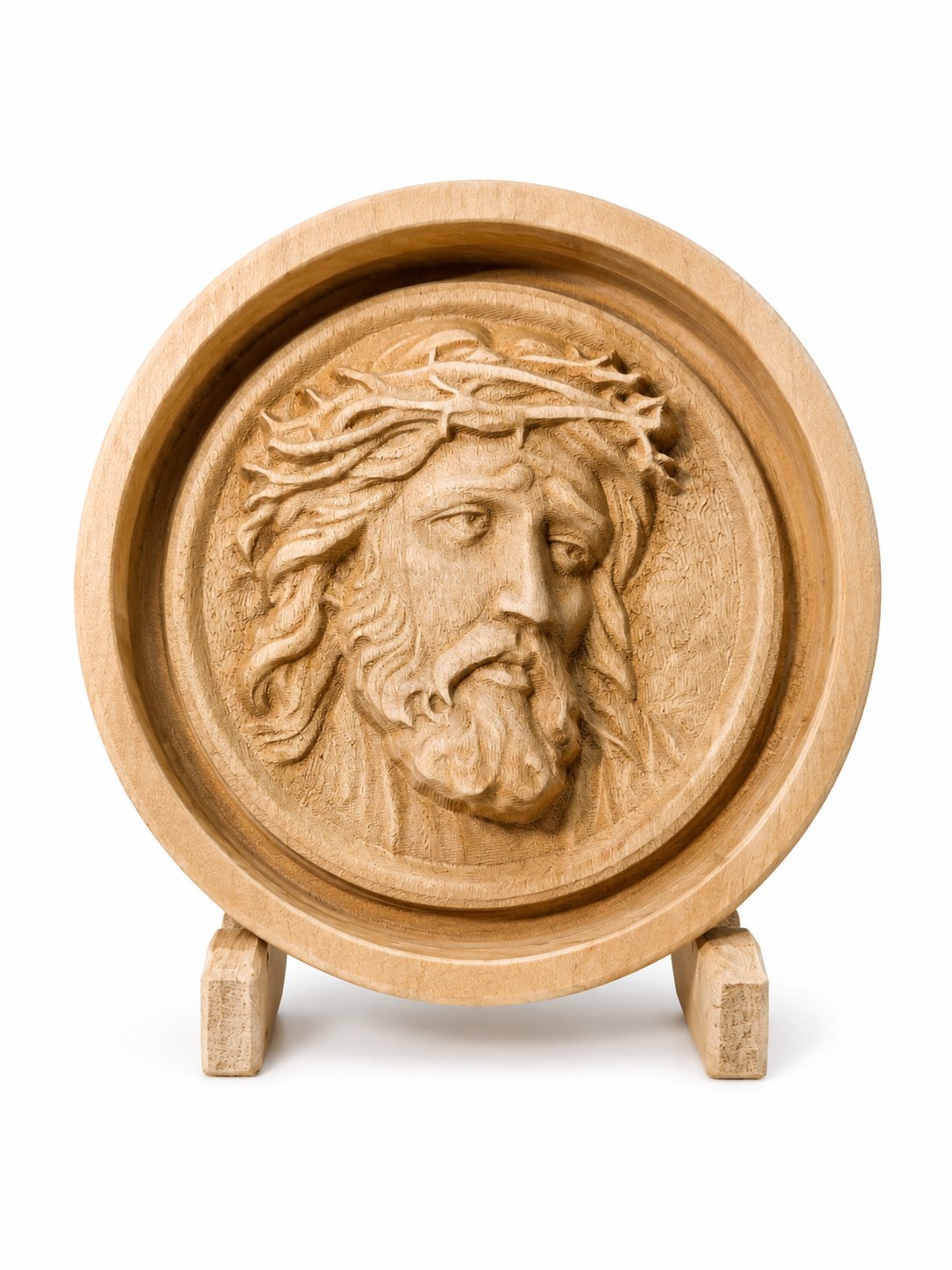 Ornament - Portret Iisus cu privire frontală intensă