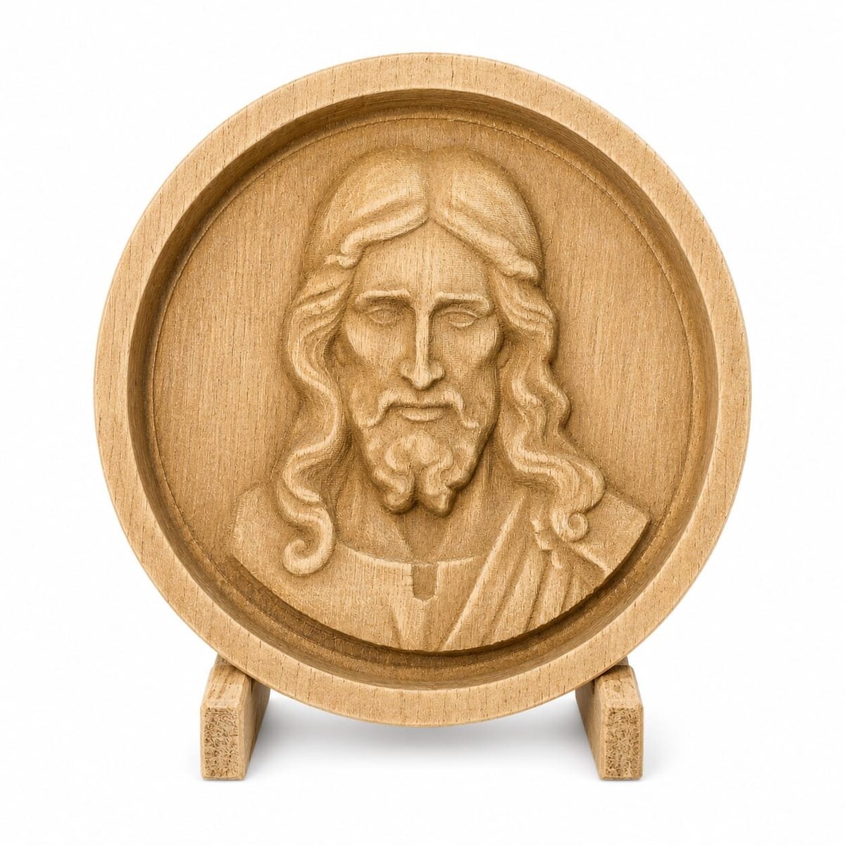 Portret CNC - chipul lui Iisus în relief